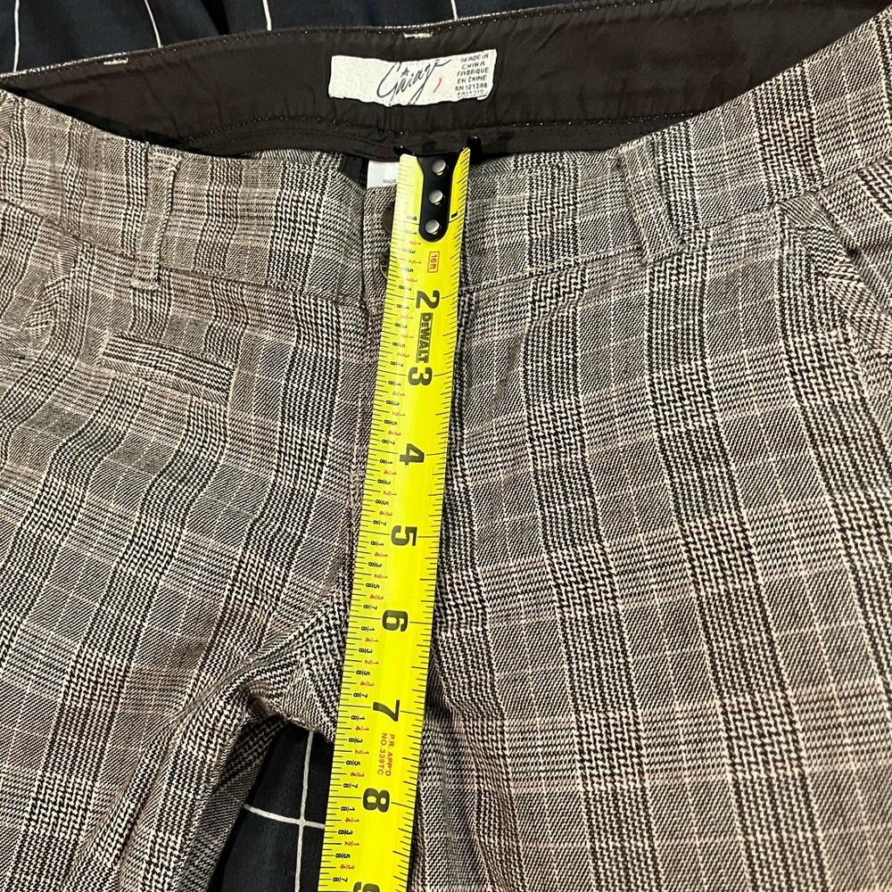 Vintage Plaid Flare Low Rise Garage Pants - Picture 7 of 8